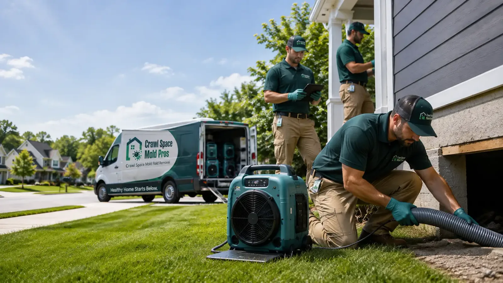 Crawl Space Mold Removal in Pelican Rapids, MN
